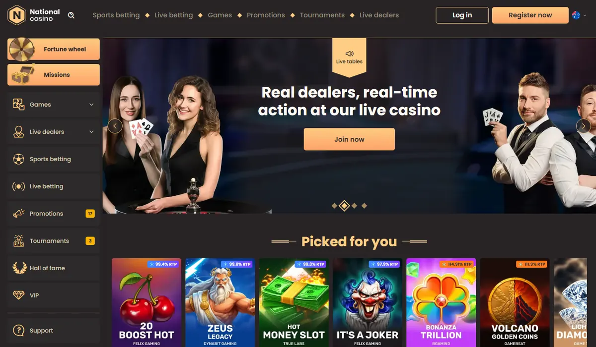 National Casino lobby