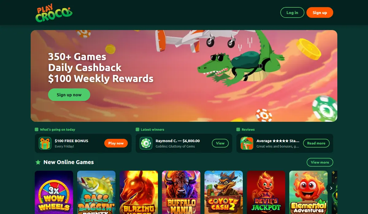 PlayCroco lobby