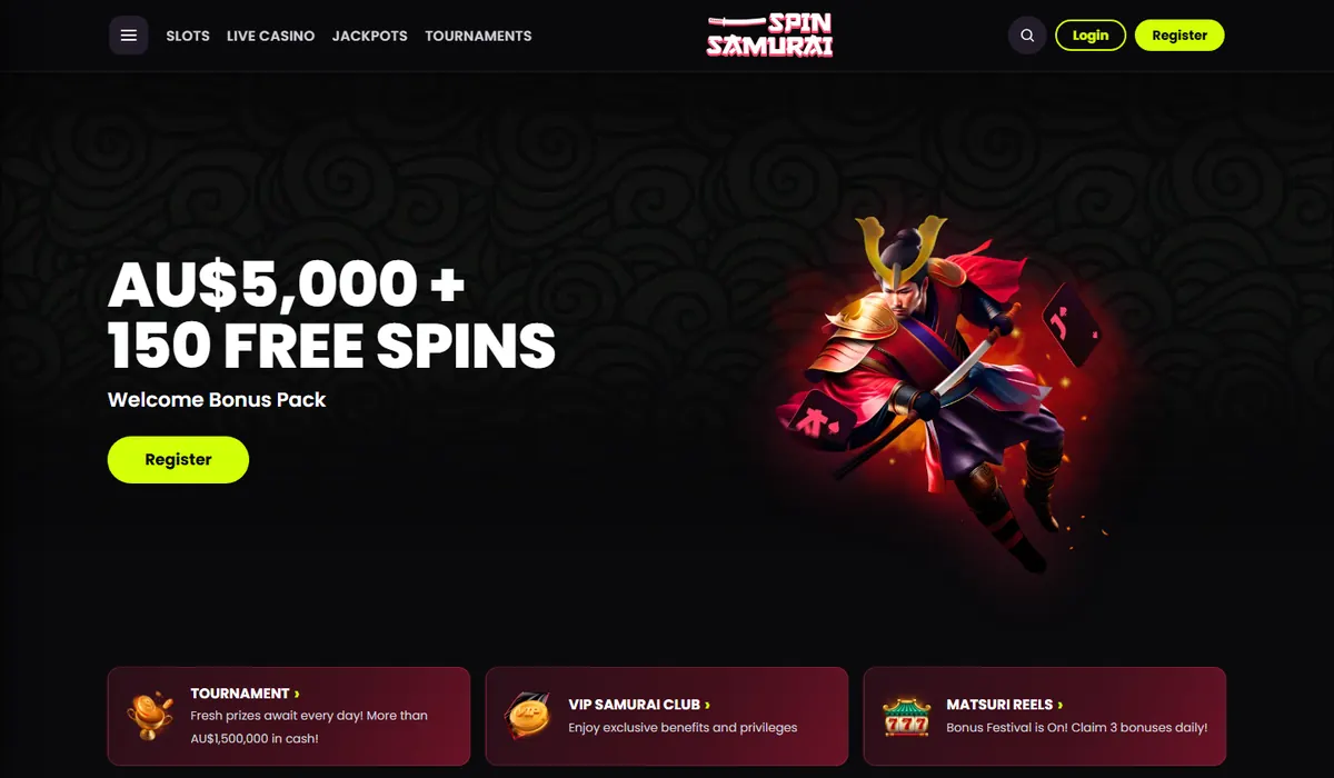 Spin Samurai lobby