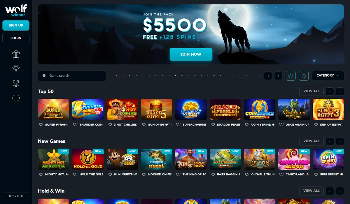 Wolf Winner lobby